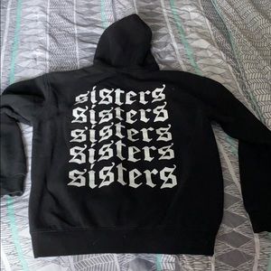 James Charles black sisters sweatshirt